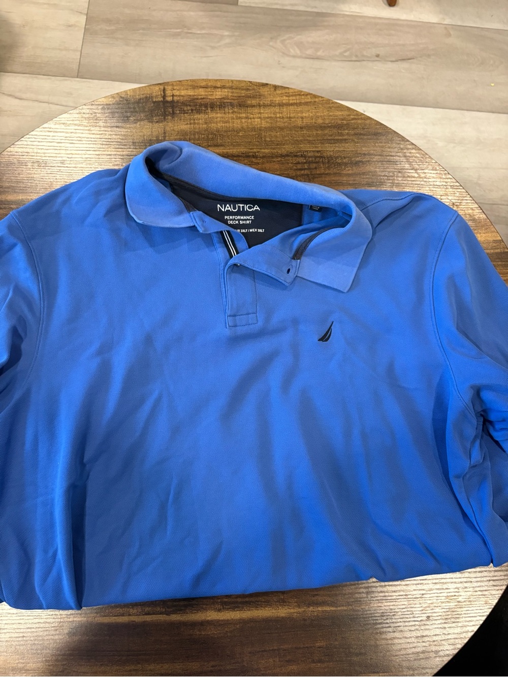 Nautica Men’s Blue Short-Sleeve Polo